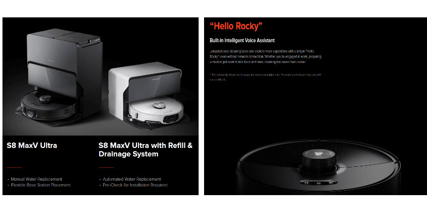 로보락S8 MaxV Ultra 특징 설명 사진