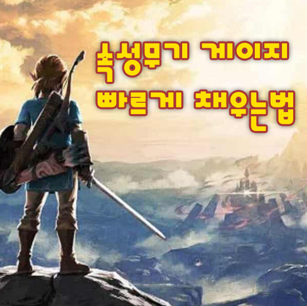  야생의 숨결 속성무기 게이지 바로 채우기