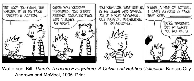 Act on&#44; Calvin and Hobbes