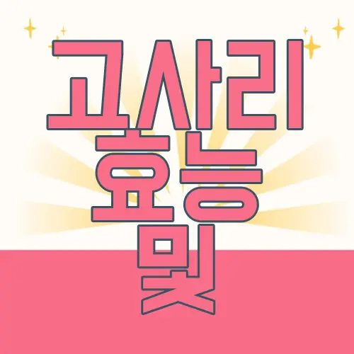 고사리 효능 및