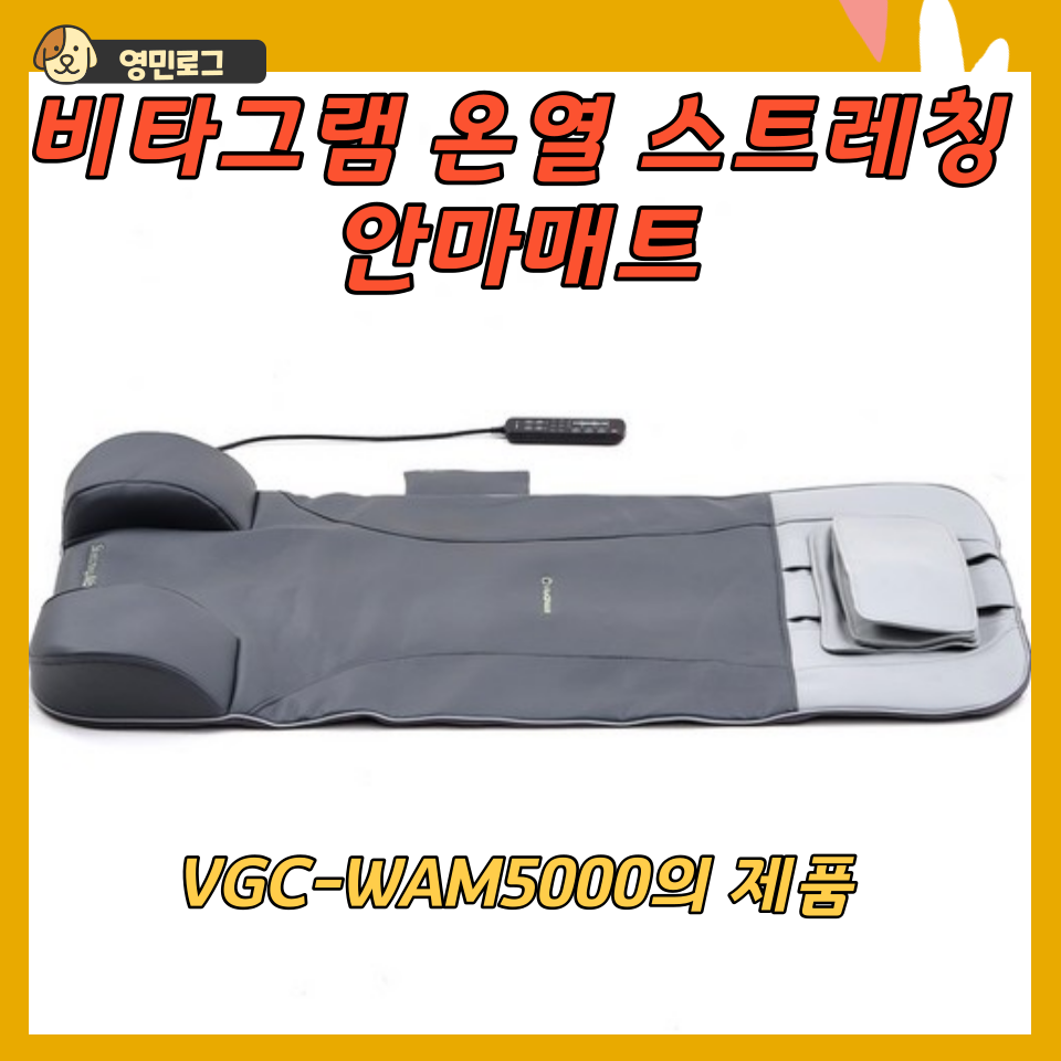 비타그램 온열 스트레칭 안마매트 VGC-WAM5000