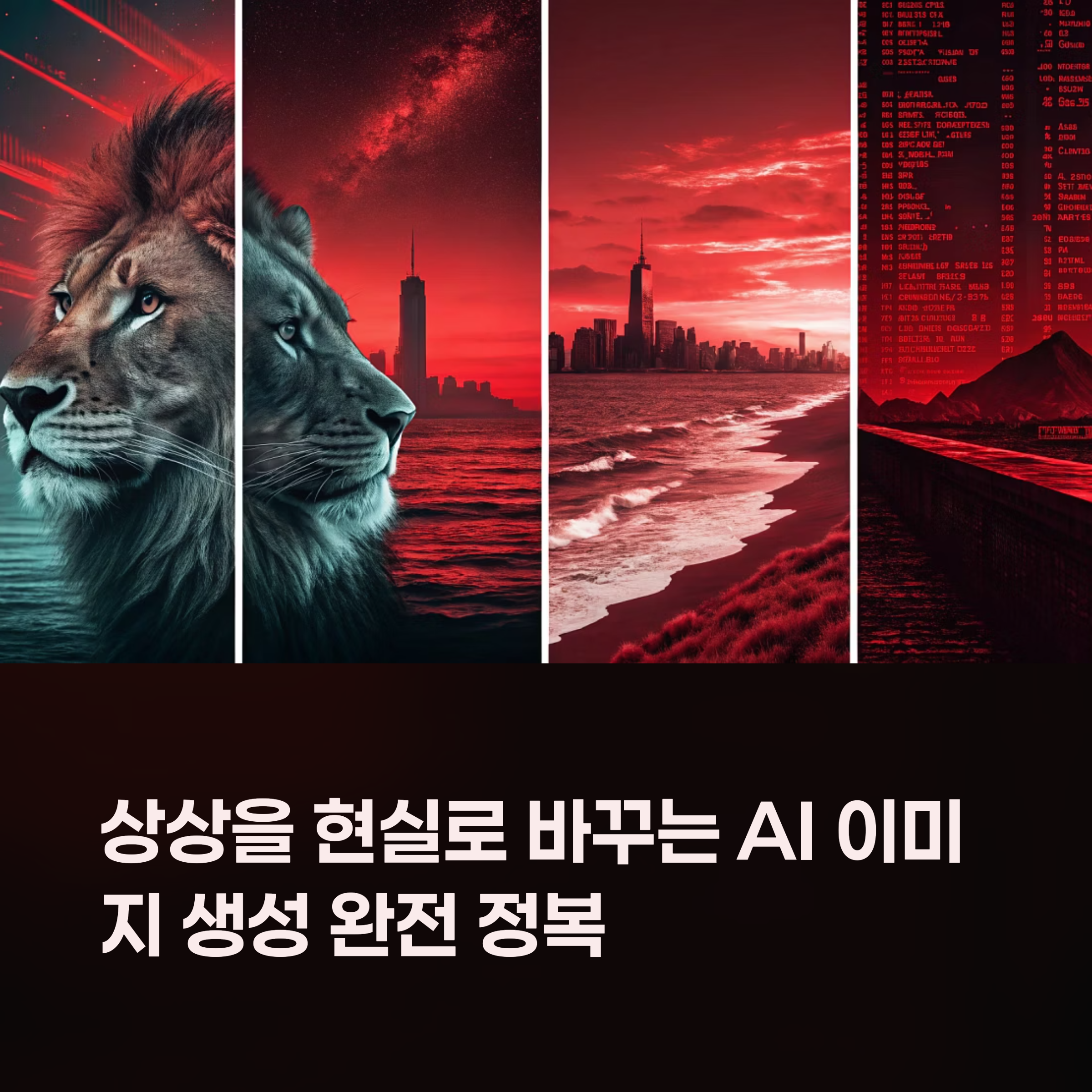 상상을 현실로 바꾸는 AI 이미지 생성 완전 정복