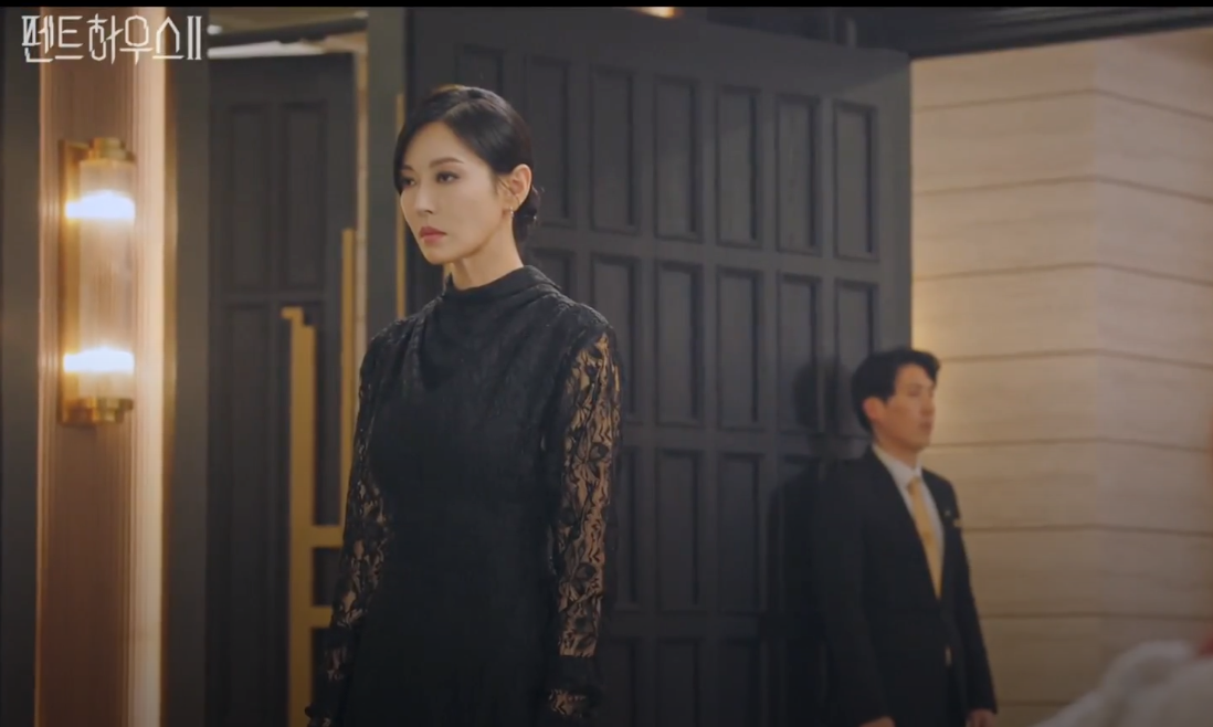  [TV속패션] 펜트하우스 시즌2 9회 김소연 검정 원피스 패션 정보 #펜트하우스 시즌2 9회 김소연 딘트(DINT) 검정 원피스