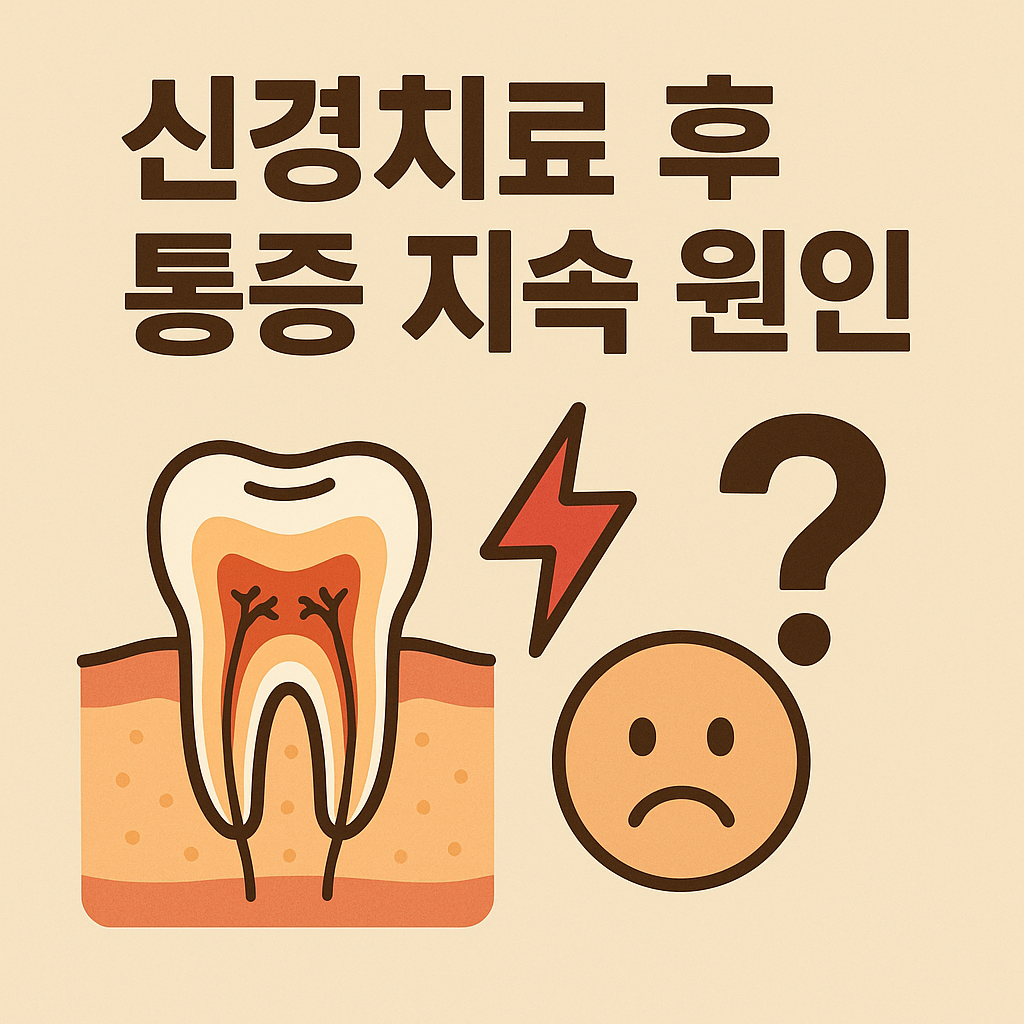 신경치료 후 통증
