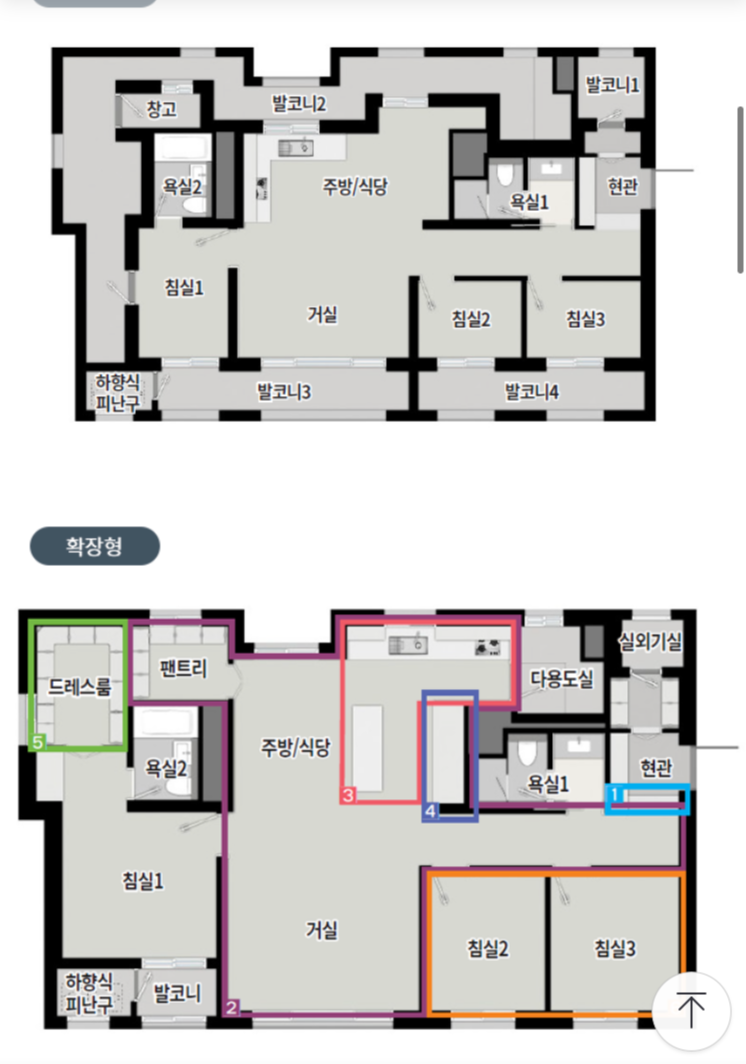 서충주-푸르지오-평면도
