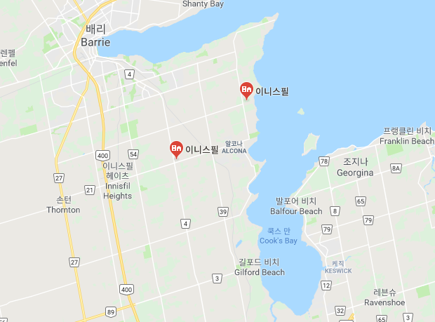  [경제] 암호화폐로 재산세 납부 시행한 캐나다 소도시 이니스필 위치