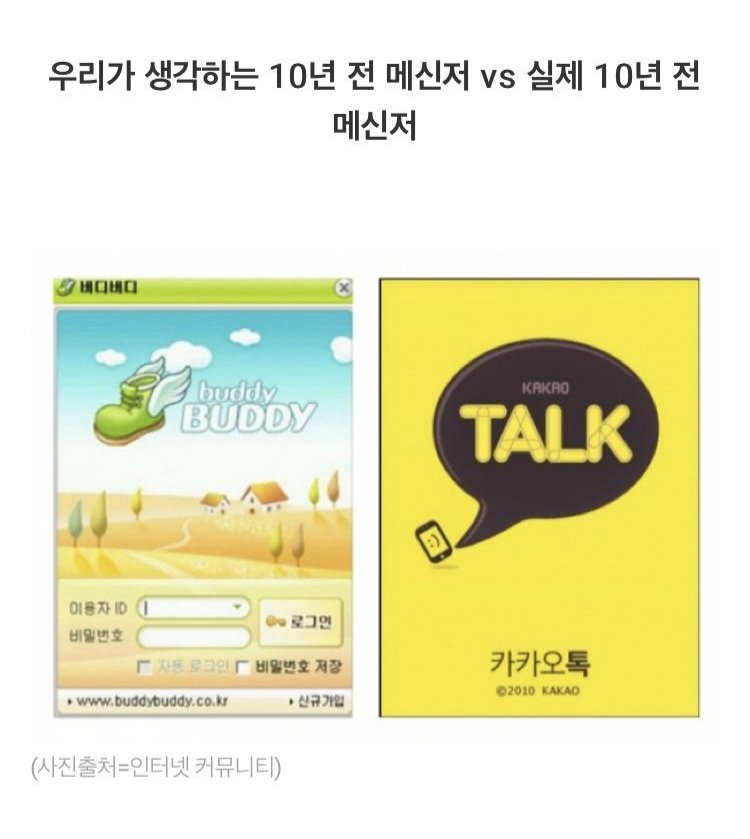  우리가 생각하는 10년 전 vs 실제 10년 전