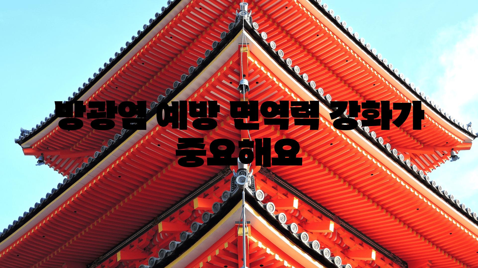 방광염 예방 면역력 강화가 중요해요