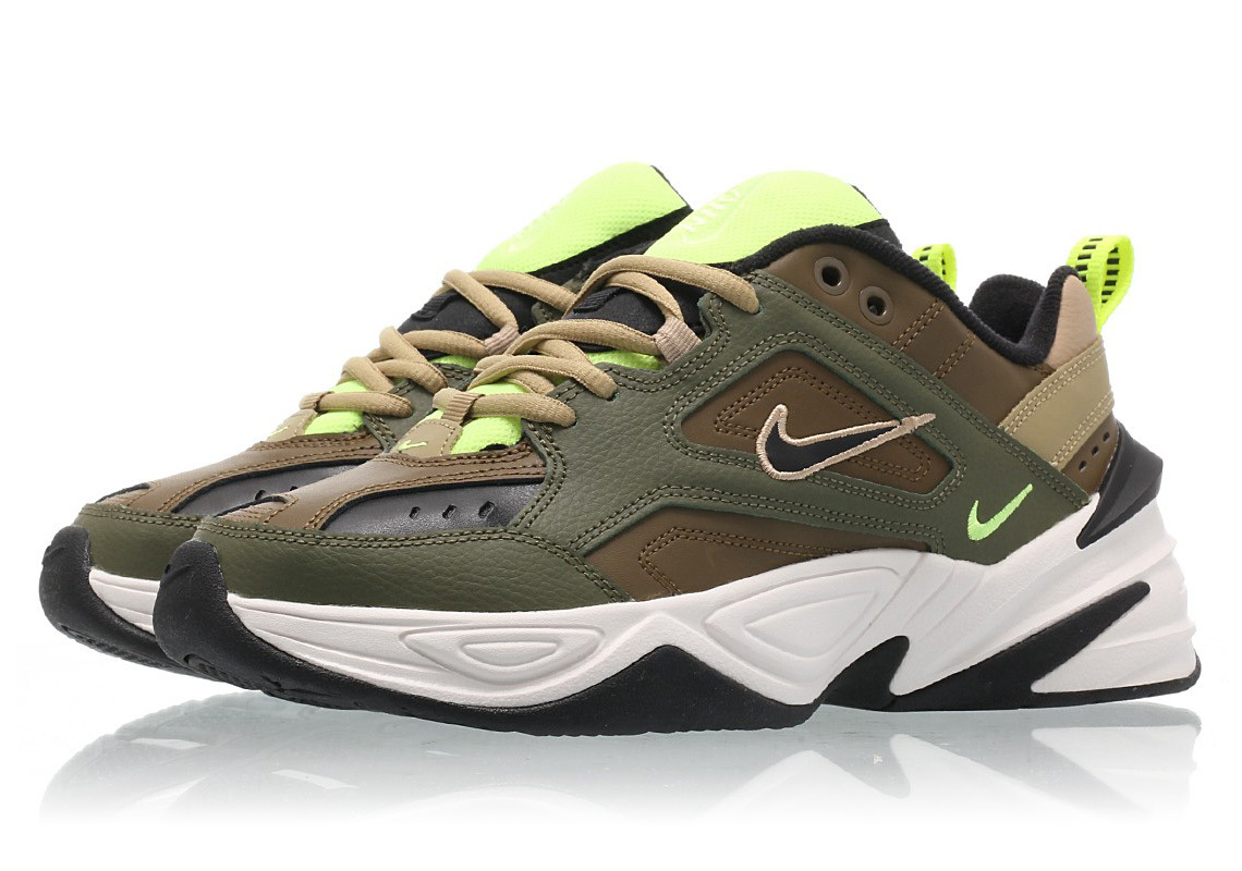 nike m2k olive