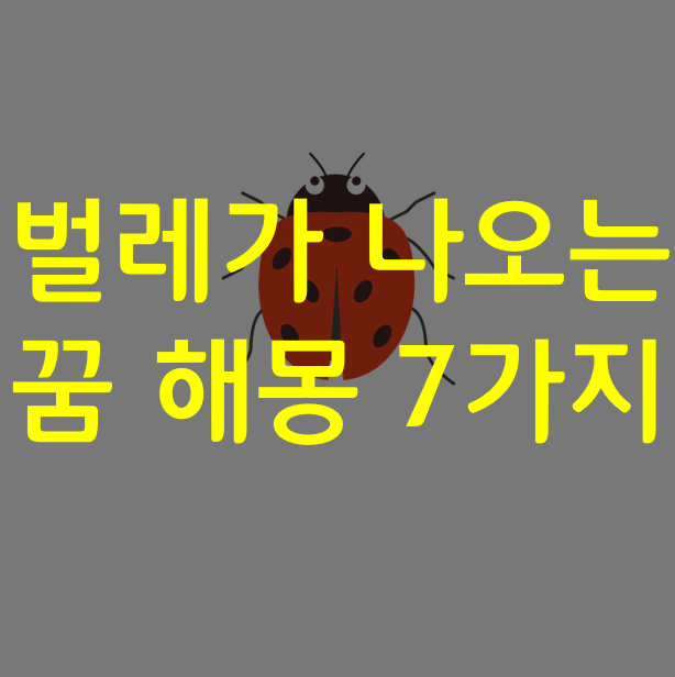  벌레꿈, 바퀴벌레가 나오는 꿈 해몽