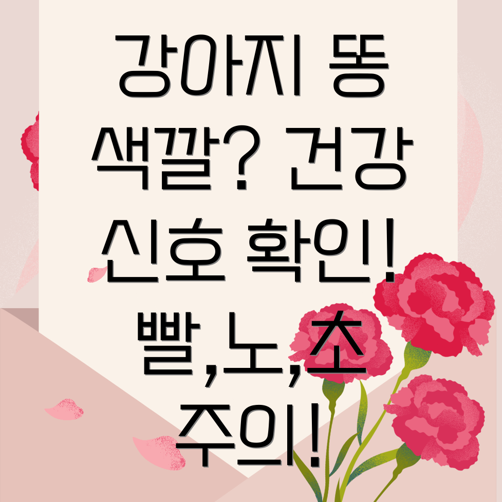 강아지 토 색깔