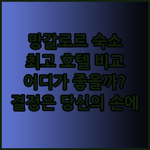 망갈로르 숙소 고민 끝! 징거 만갈로