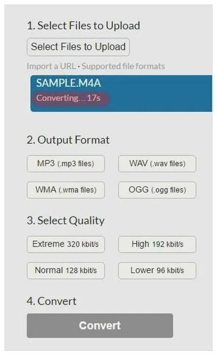 m4a mp3 변환 사이트