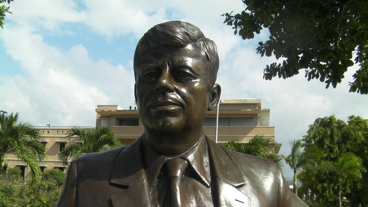 존 F 케네디 전 대통령 동상