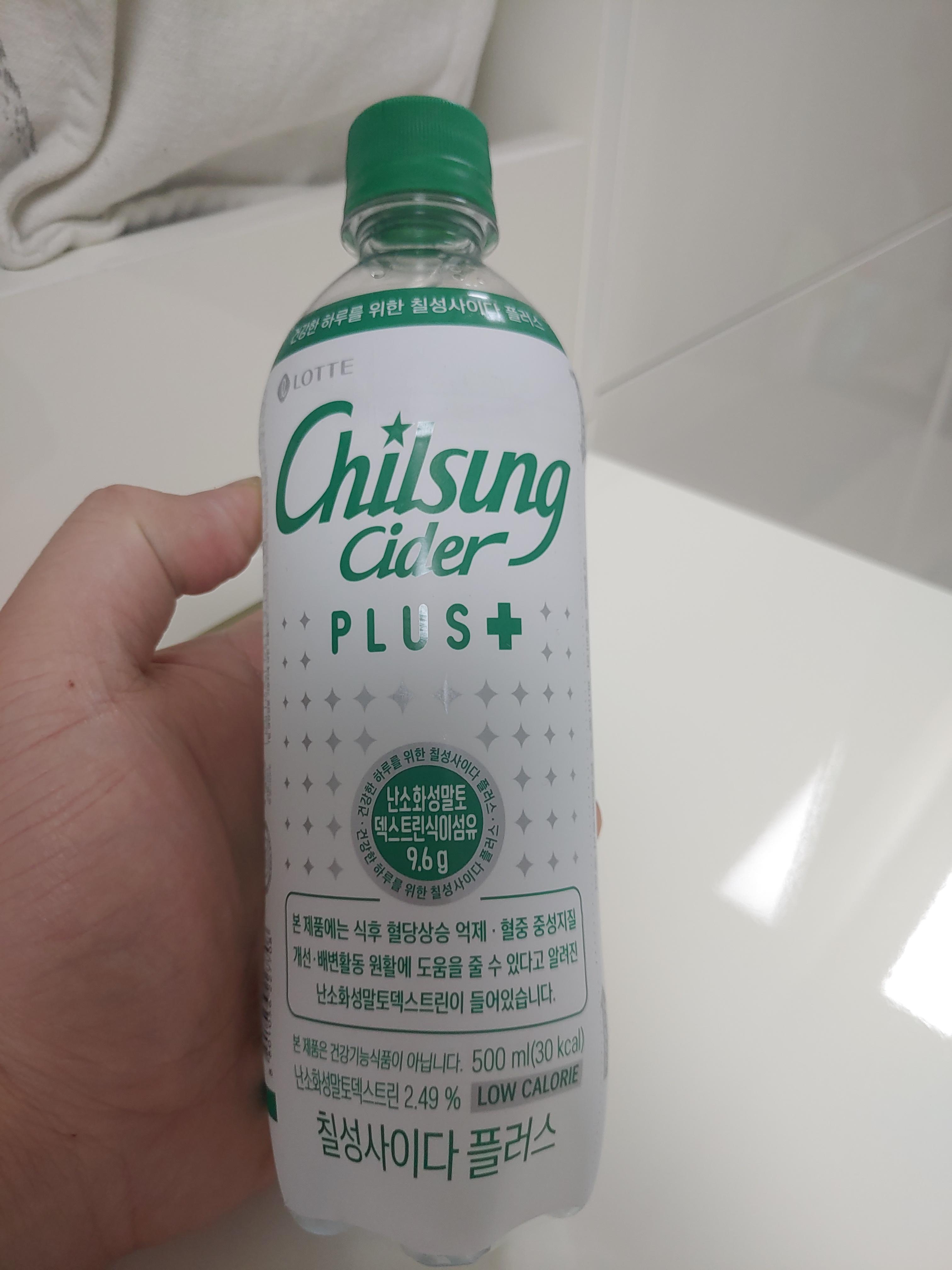  탄산음료 칠성사이다 플러스 내돈내산 리뷰