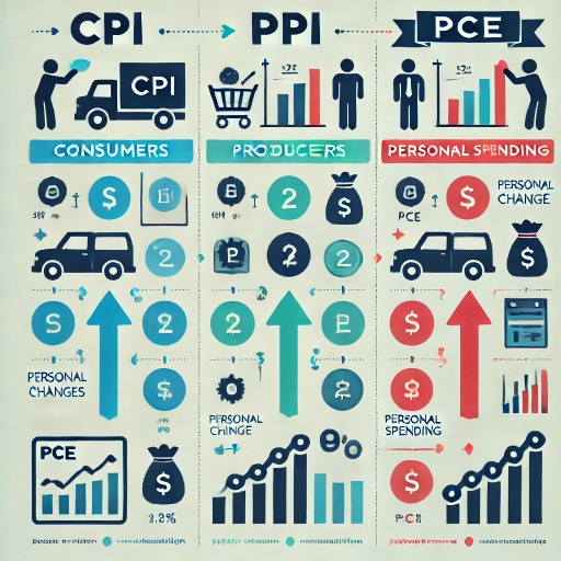 CPI PPI PCE 정의 차이점