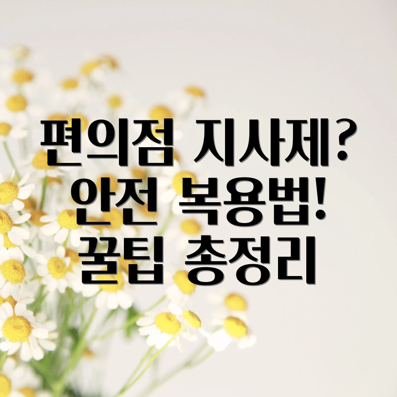 편의점 지사제