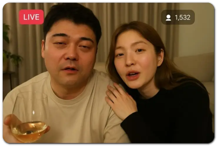 보아와 전현무의 라방 
