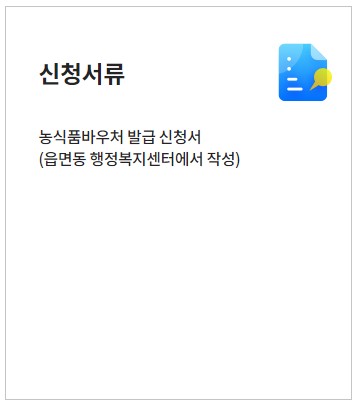농식품바우처 신청방법 사용처 바우처 사용방법