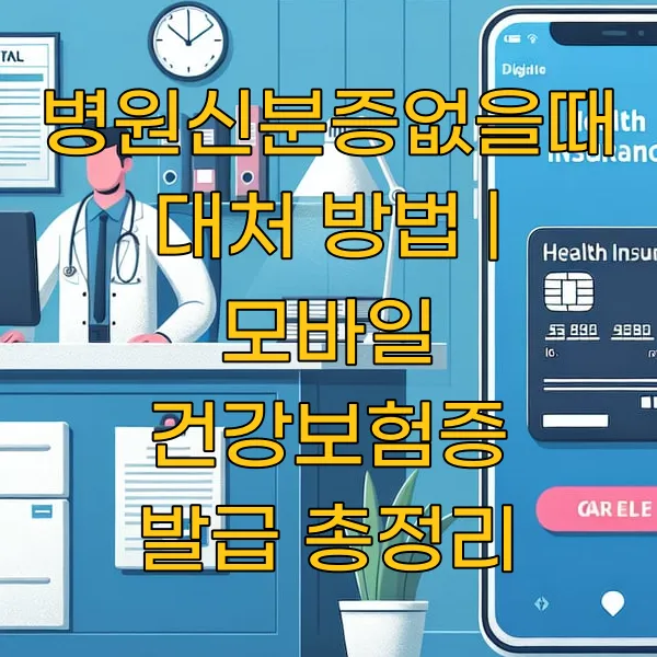 병원신분증없을때 대처 방법 ❘ 모바일 건강보험증 발급 총정리