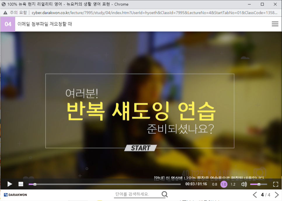영어 인강 추천 100% 뉴욕 현지 리얼리티