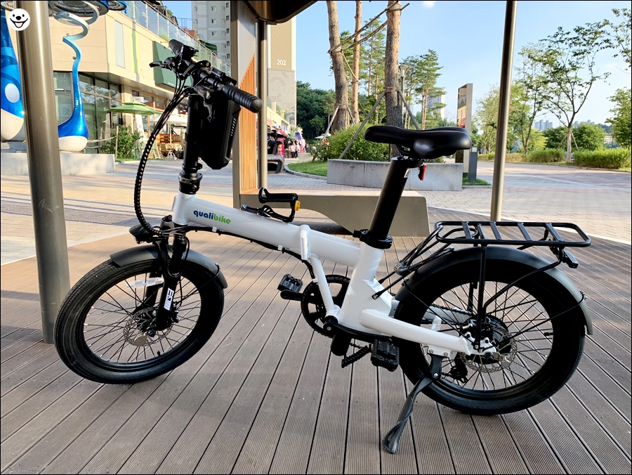  [가성비 전기 자전거] 2020 퀄리 Q3 스포츠 350W 14Ah 화이트 유압 브레이크 모델