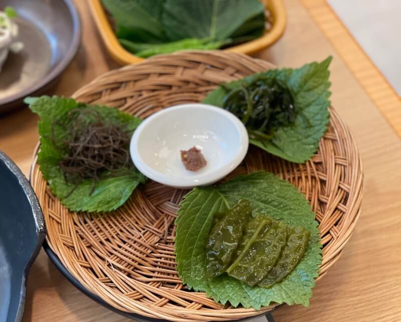 아산 온양온천 떡갈비 맛집 쌍교숯불갈비 해초쌈