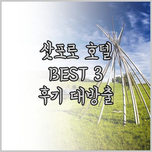 위치, 가격, 청결도 완벽 분석 삿포