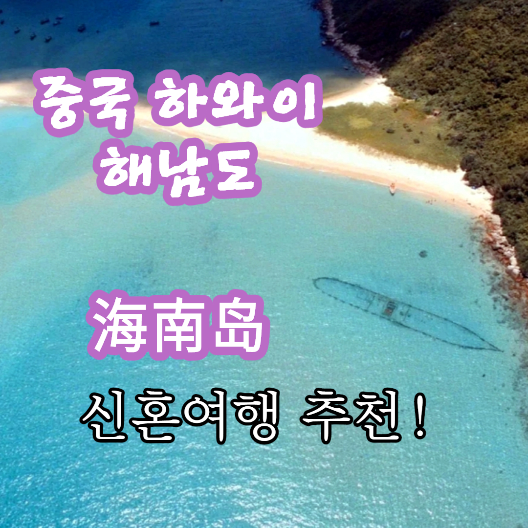  코로나 끝나고 신혼여행 여기 어떨까? 중국의 하와이 해남도 하이난다오