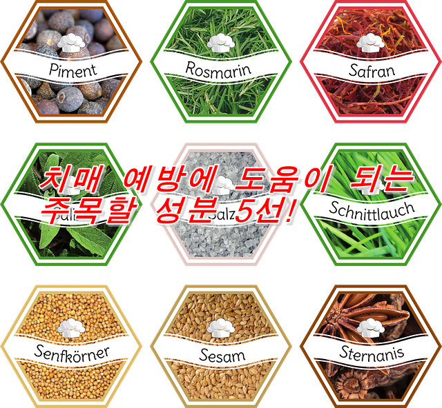  치매 예방에 도움이 되는 주목 성분 5선!