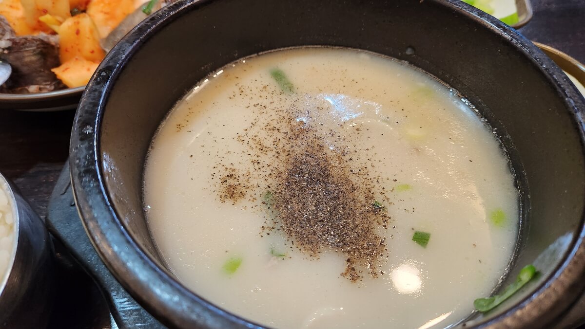 순대국 국물