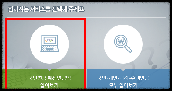 국민연금 예상수령액