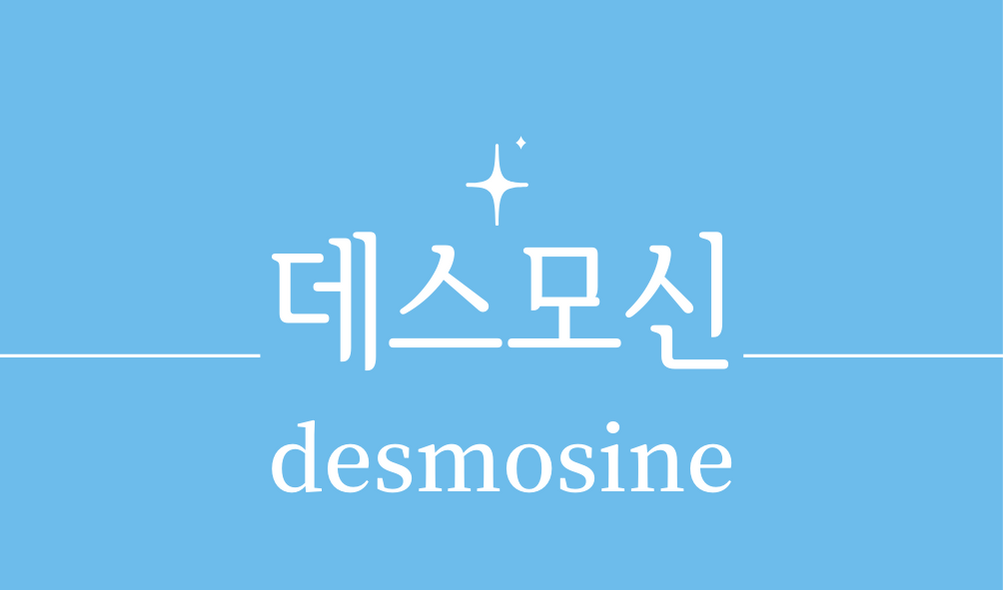 &#39;데스모신(desmosine)&#39;