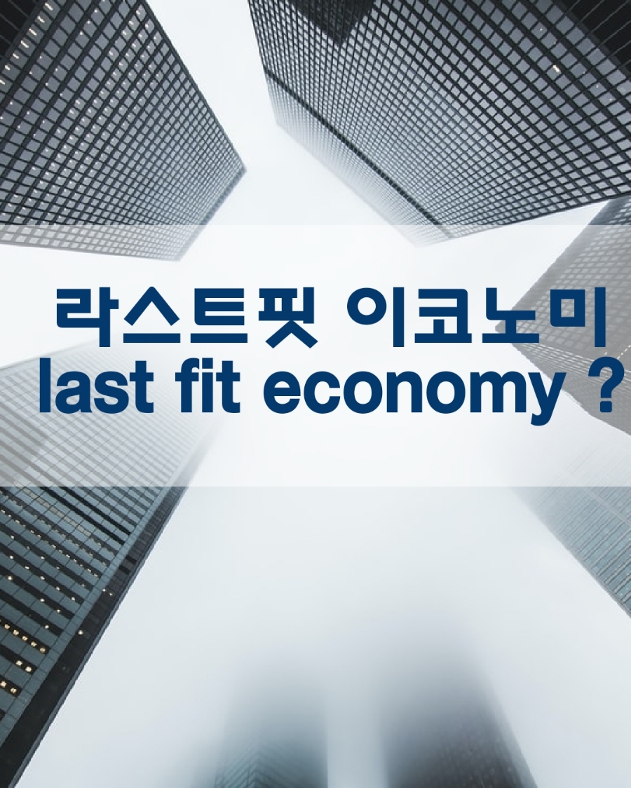 트렌드 신조어 및 용어 총정리 라스트핏 이코노미 last fit economy/뜻/의미/경제
