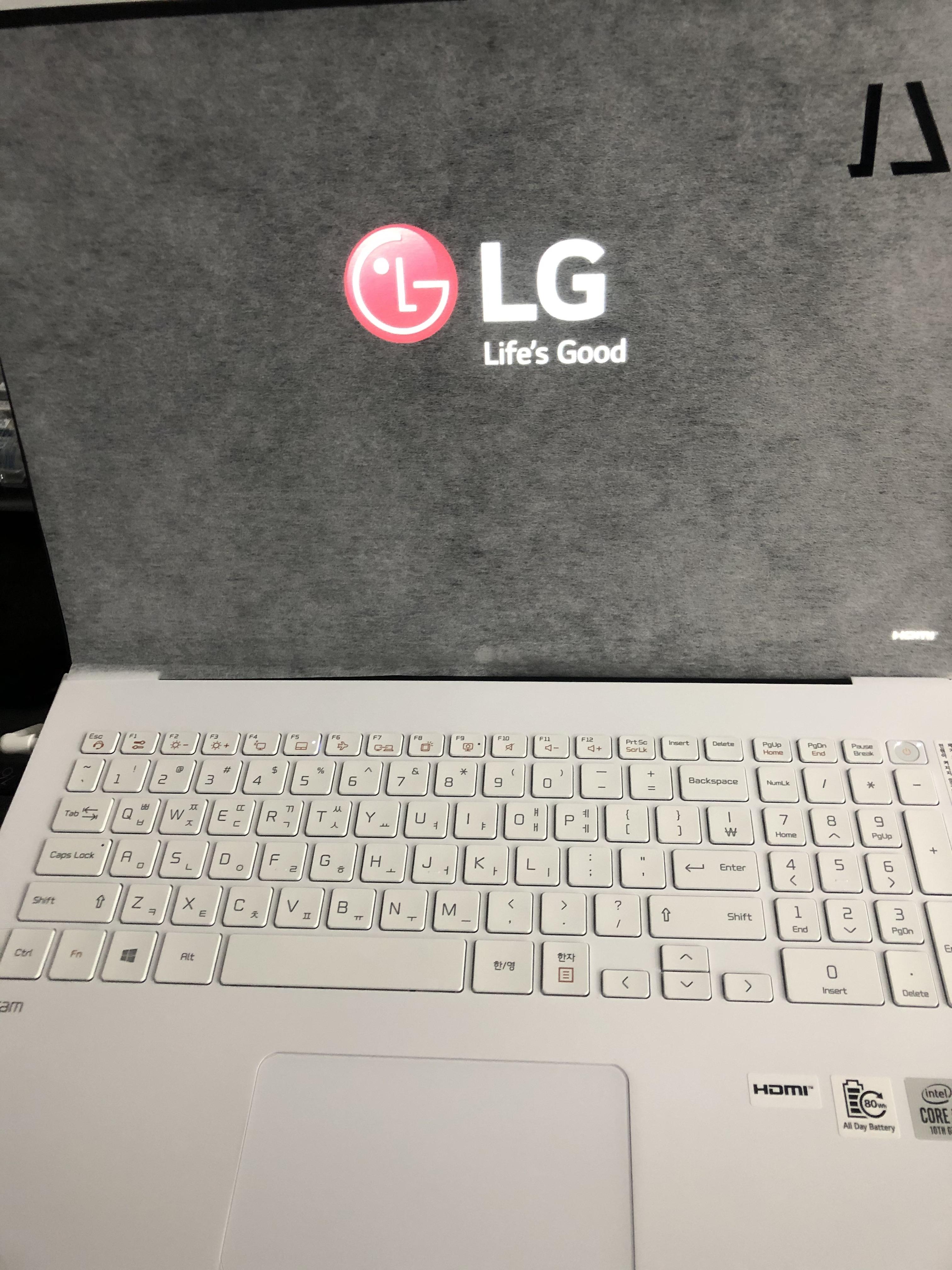 LG 그램 17인치 화면
