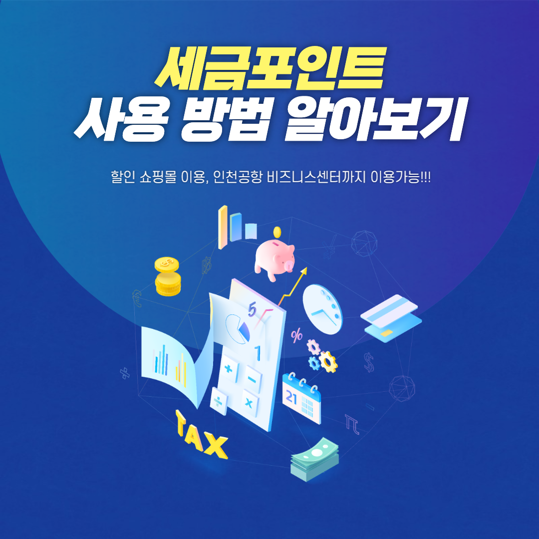  내 세금포인트 확인하기 사용방법 사용처