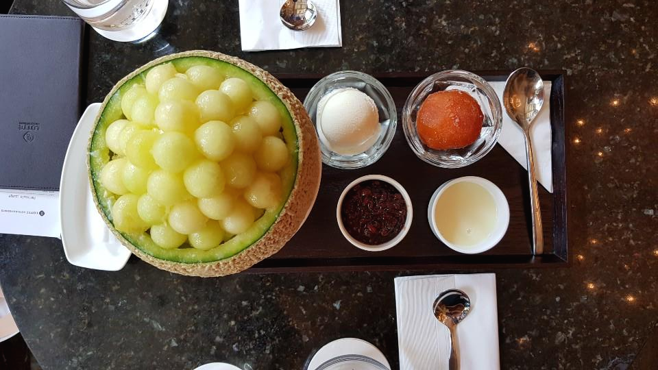 메론빙수 셋트 메론빙수 셋트