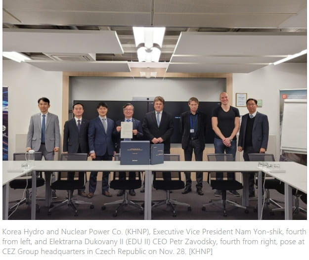 한수원&#44; 체코 두코바니 신규원전사업 입찰서 제출 ...혹시 이번에도? Korea Hydro and Nuclear Power submits bid for Czech reactor
