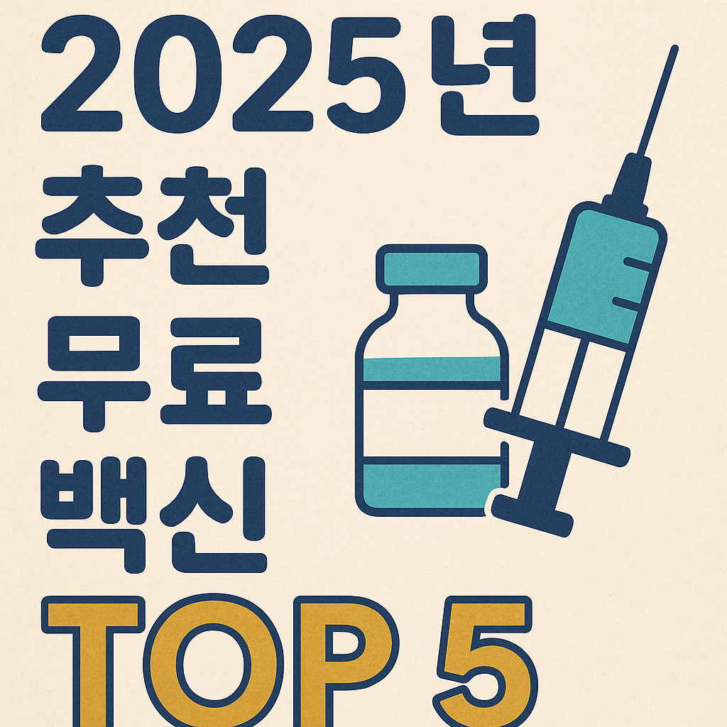 무료 백신 추천 TOP5 (2025년판)