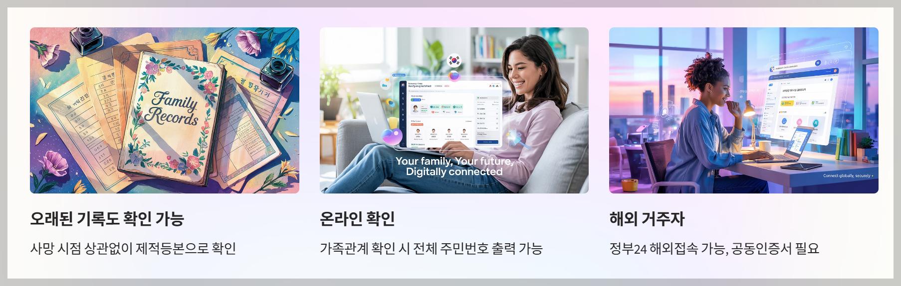사망한 부모님 주민등록번호 찾는 방법은 어떻게 되나요?