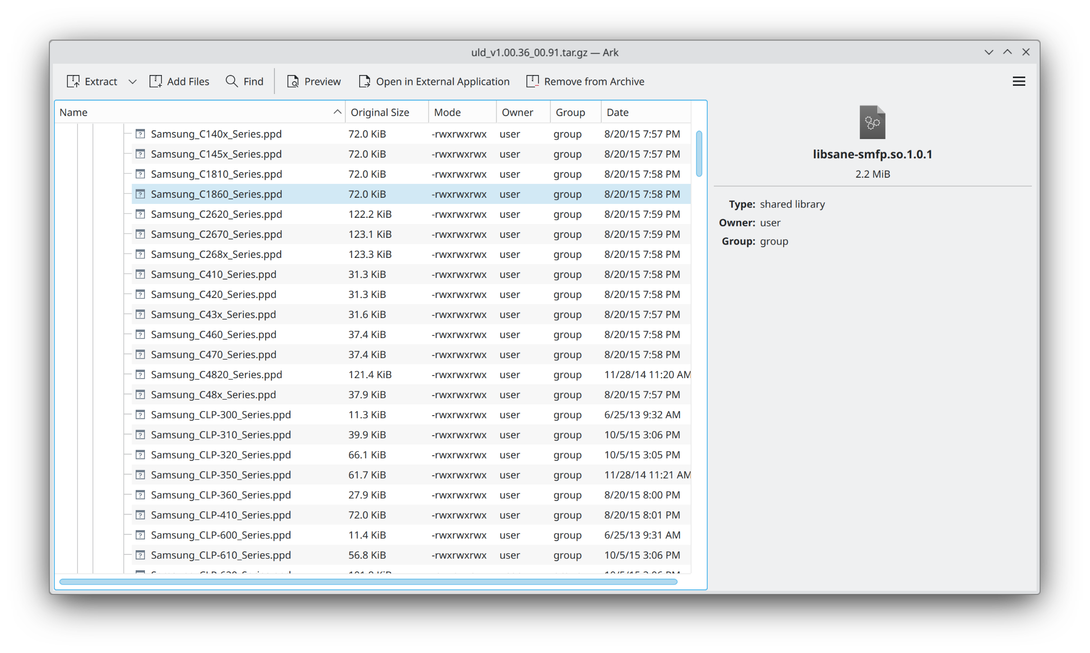 [Arch Linux] 삼성 SLC486W 프린터 드라이버 잡기