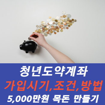  2023년 청년도약계좌 가입 조건 대상 신청 기간 방법