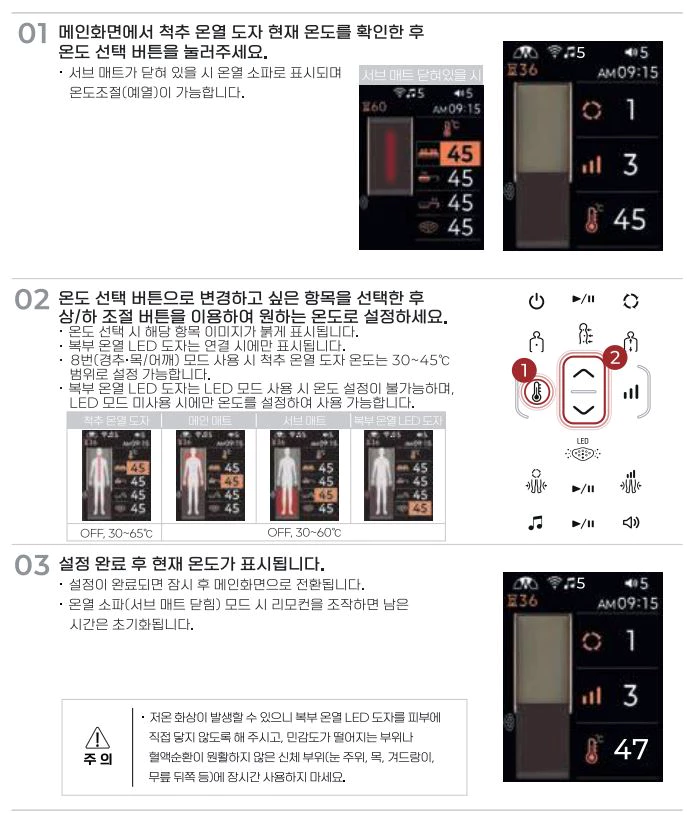 세라젬 사용법