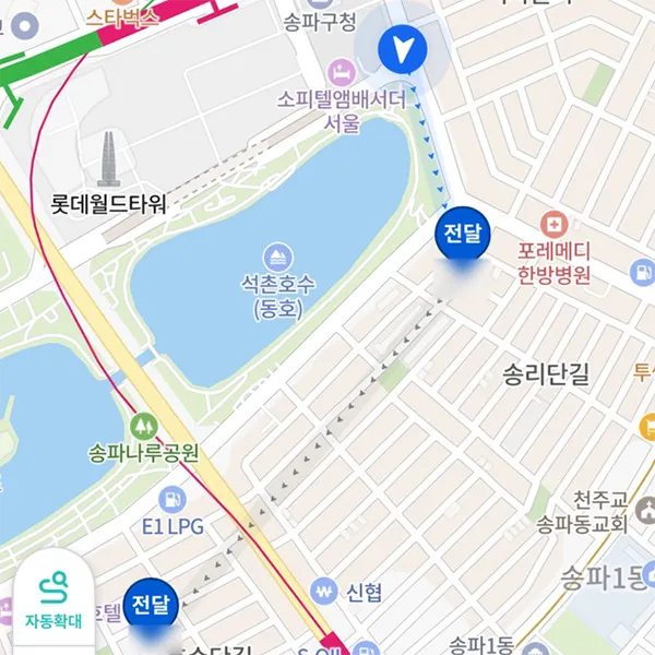 커넥트-앱-지도-화면