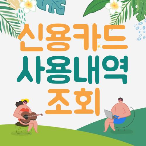 신용카드 사용내역 조회