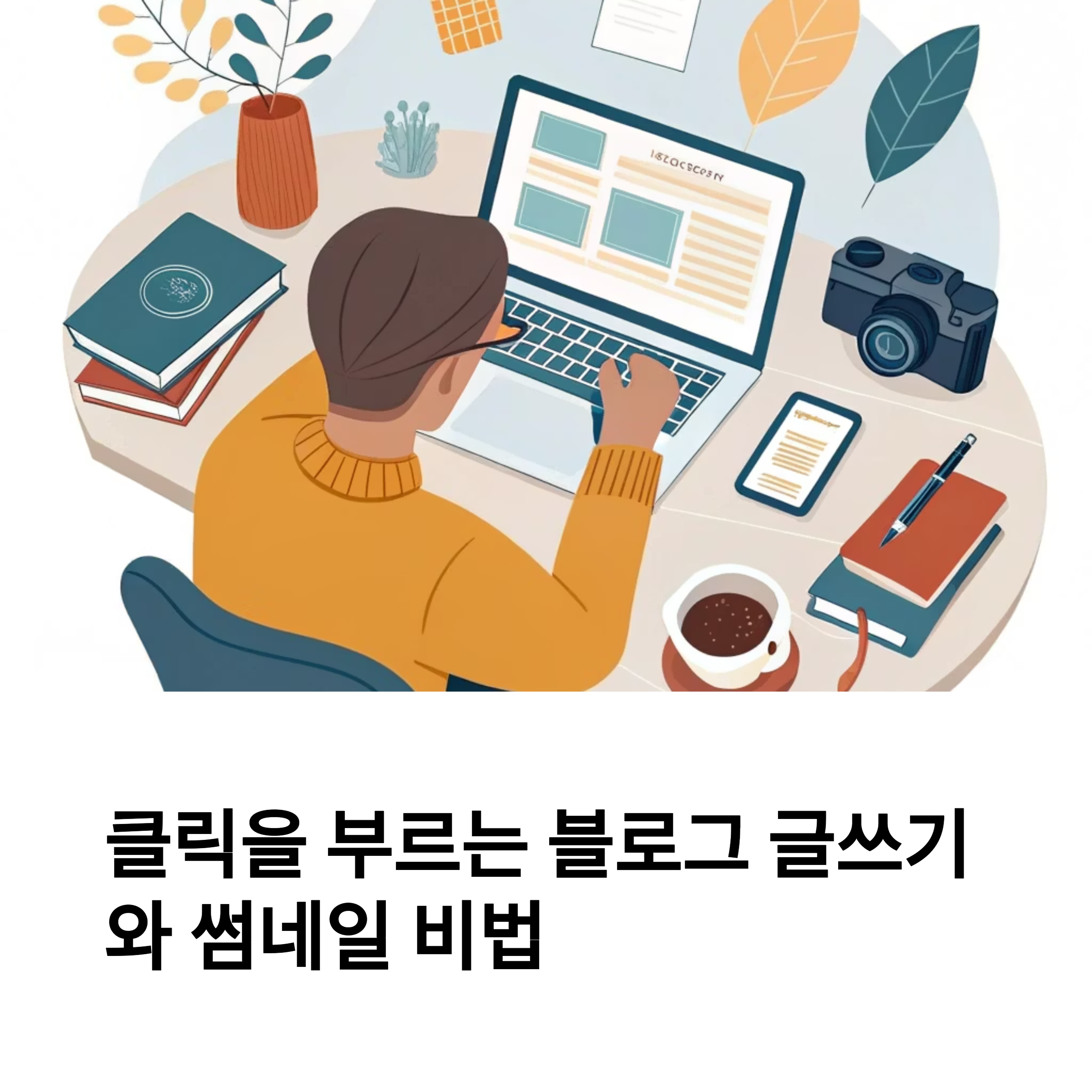 클릭을 부르는 블로그 글쓰기 전략과 썸네일 제작 노하우