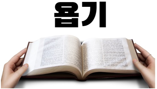 Holy BIBLE 생명의 삶 영어 한글 성경 말씀 - 욥기(Job)
