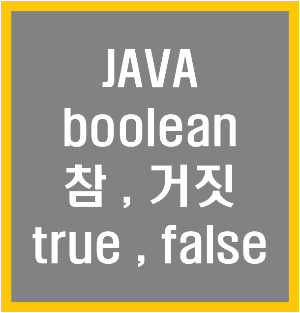 자바 boolean 참 거짓 판단하기 using java boolean