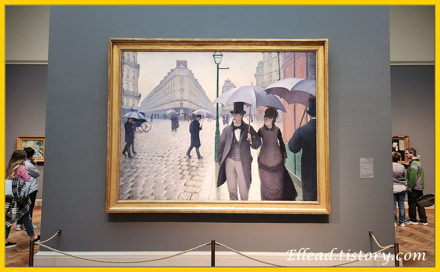 Gustave Caillebotte (카유보트) 파리의 거리 비 오는 날&#44; 1877