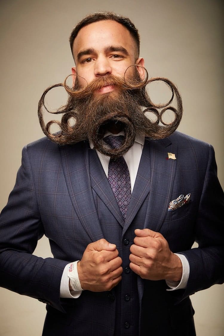  2022년 콧수염 선수권 대회 우승자 Spectacular Sculptural Facial Hair From the 2022 National Beard and Moustache Championships